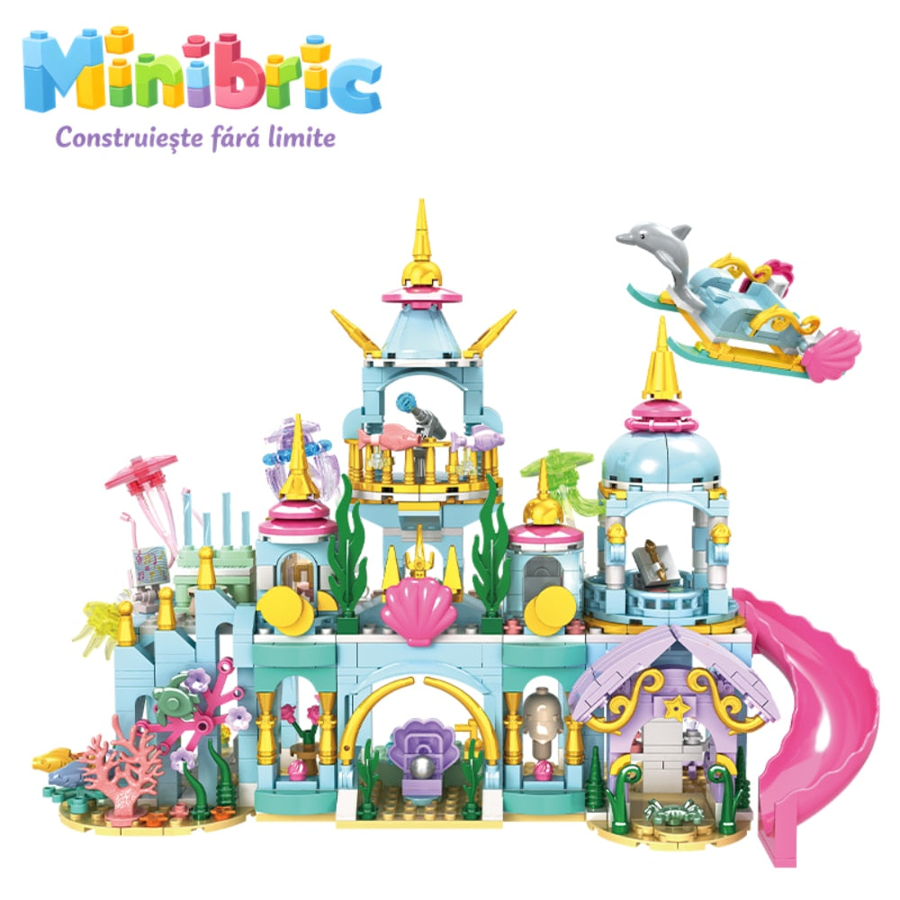 Set de Constructie cu Piese Tip Blocuri Constructie MiniBric Furina's Palace
