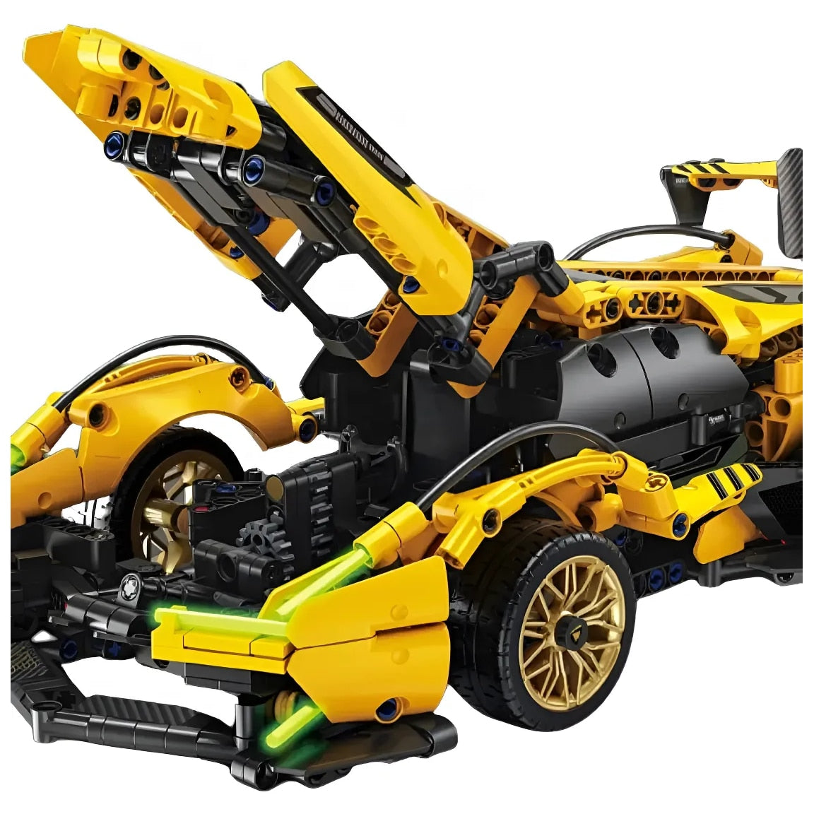 Set de Constructie cu 1158 Piese Tip Blocuri Constructie MiniBric Race Bee