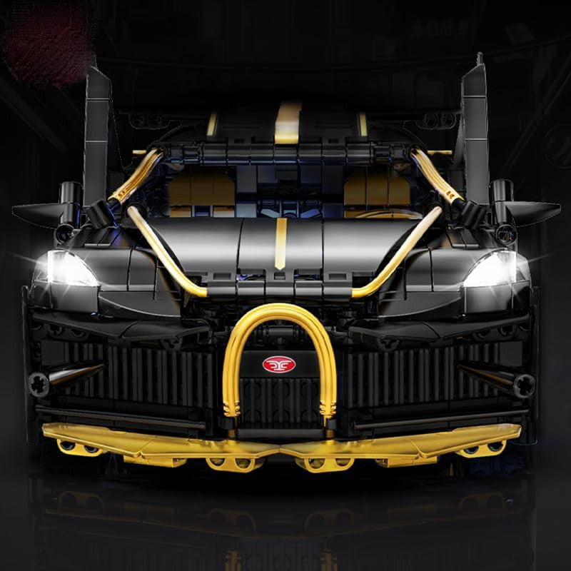 Set de Constructie cu 1368 Piese Tip Blocuri Constructie MiniBric Bugatti Veyron