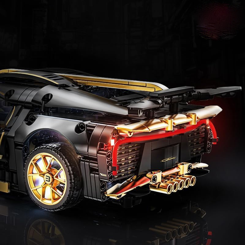Set de Constructie cu 1368 Piese Tip Blocuri Constructie MiniBric Bugatti Veyron
