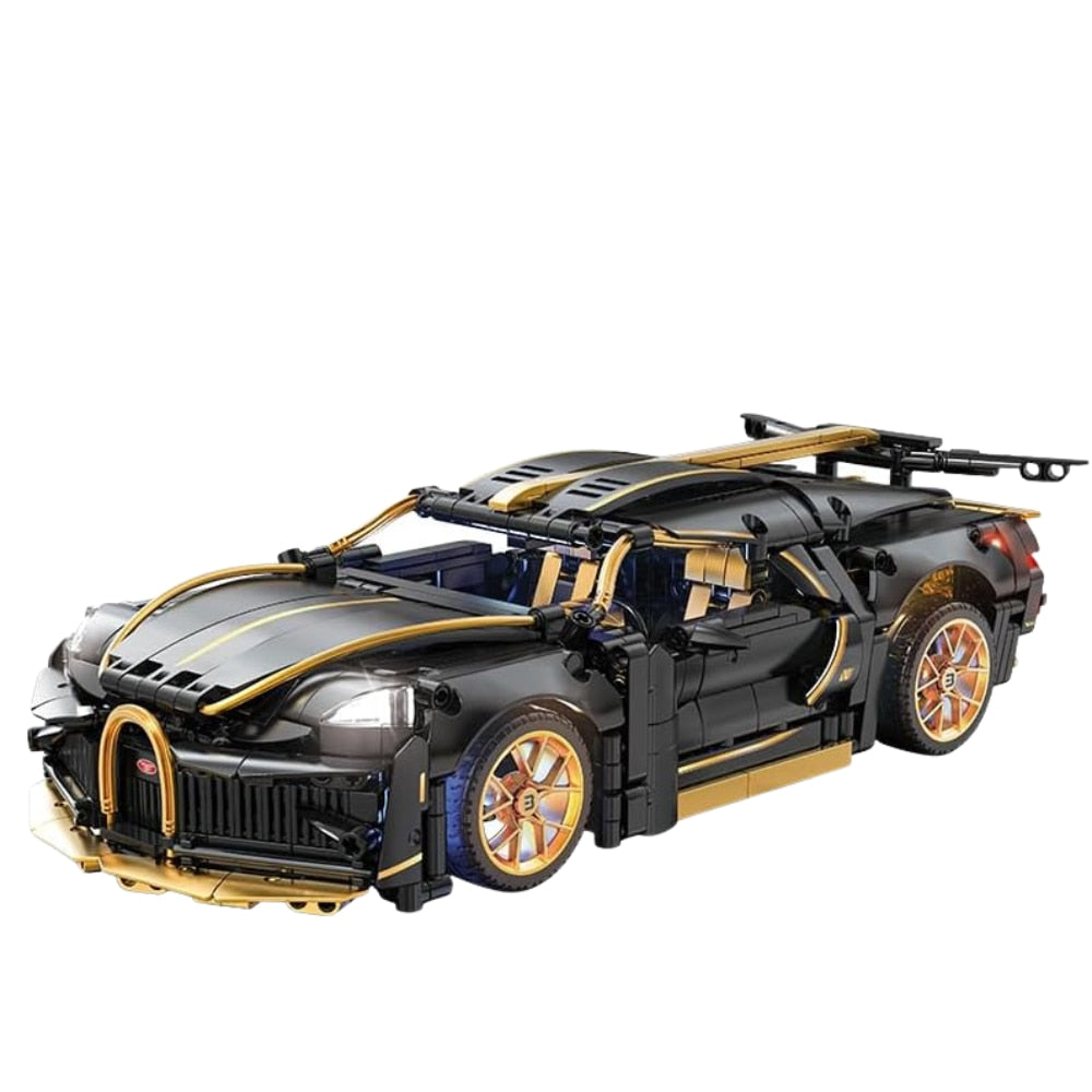 Set de Constructie cu 1368 Piese Tip Blocuri Constructie MiniBric Bugatti Veyron