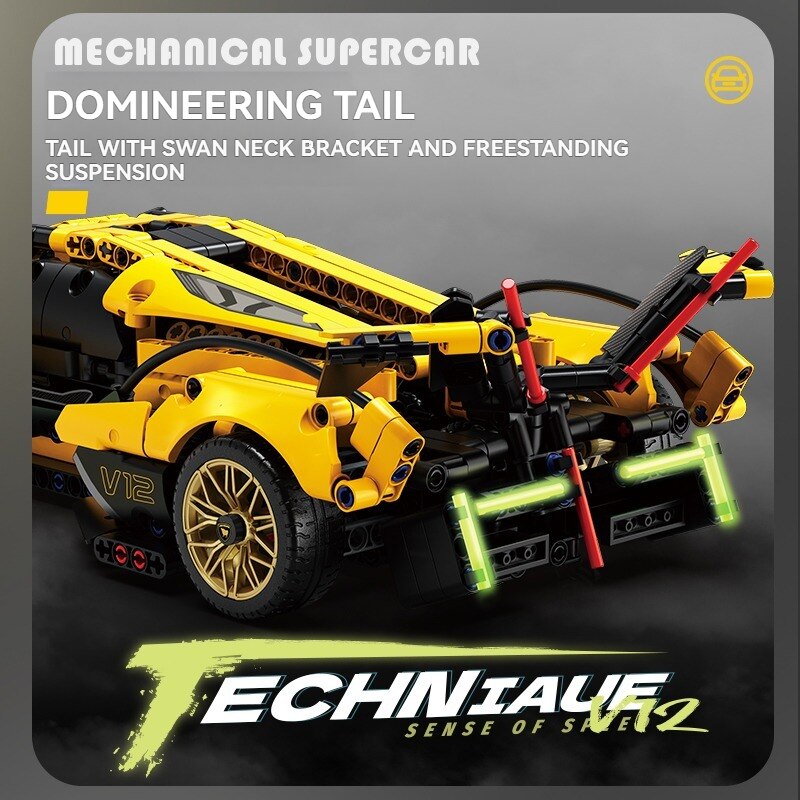 Set de Constructie cu 1158 Piese Tip Blocuri Constructie MiniBric Race Bee