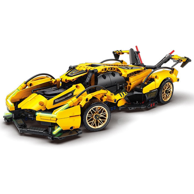 Set de Constructie cu 1158 Piese Tip Blocuri Constructie MiniBric Race Bee